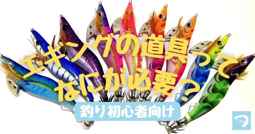 釣り初心者にも分かるエギングに必要な道具 釣りよね